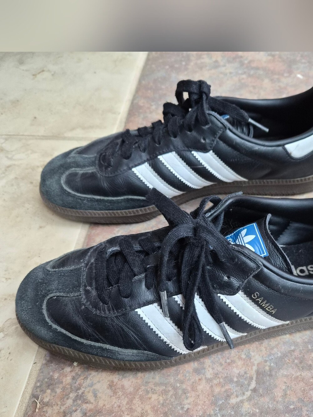 Adidas Samba OG Core Black Cloud White Gum B75807 Men’s Size 9